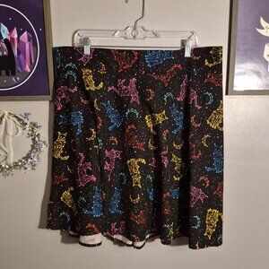 Constellation Cats Skirt